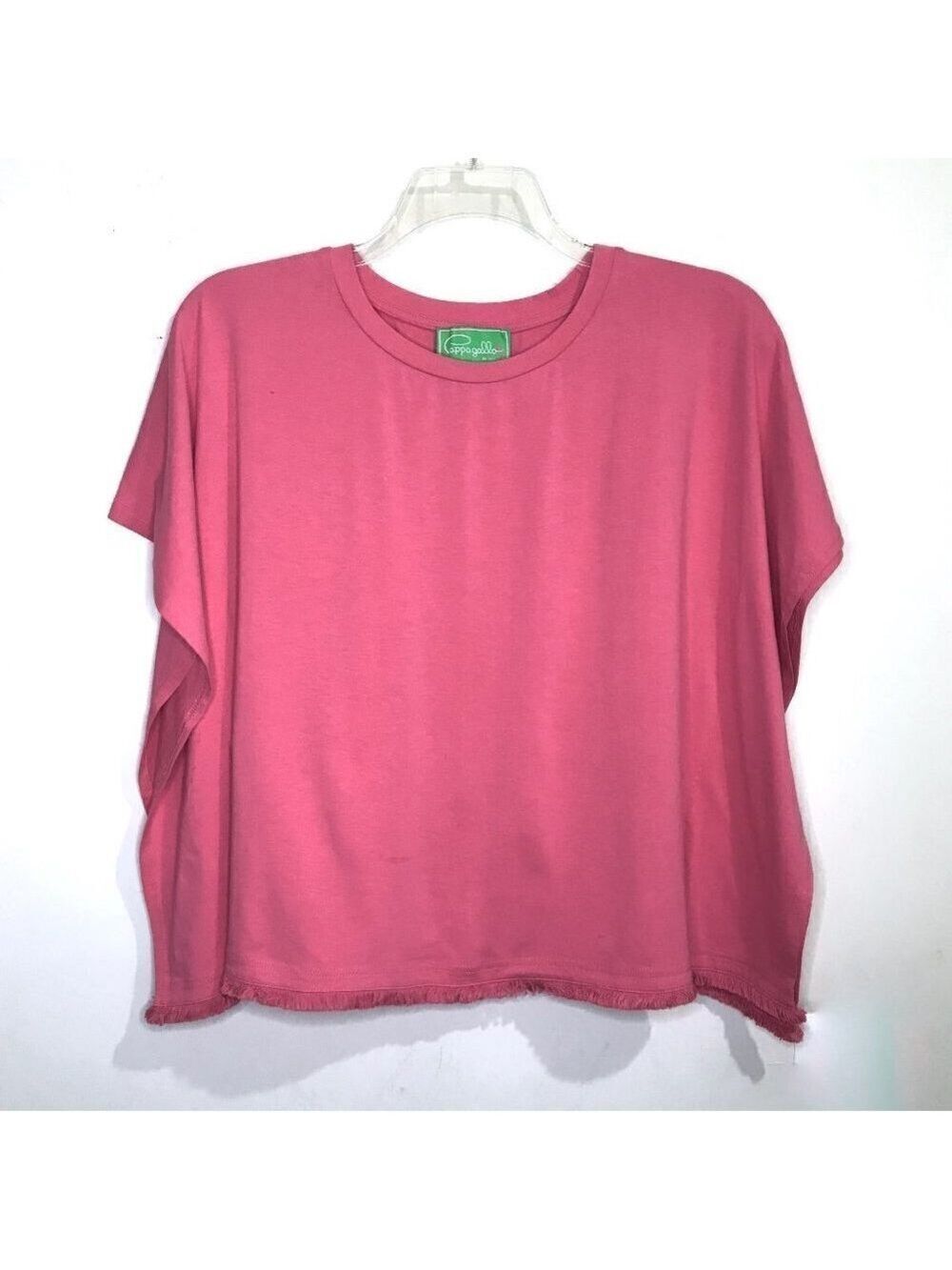 Pappagallo Short Dolman Sleeve Tee Shirt Womens Sz S
